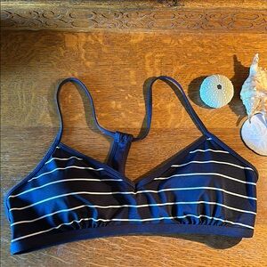 Carve Designs Stinson Bikini Top, Nautical, Size Large